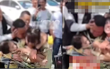 Cảnh 2 phù dâu bị trói vào xe và sàm sỡ trong đám cưới gây phẫn nộ